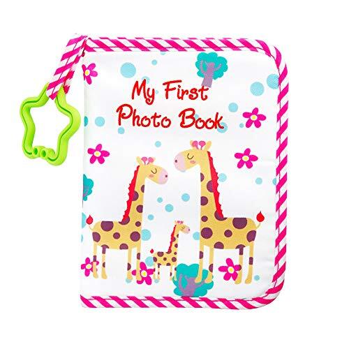 Baby Soft Cloth Album; Baby‘s My First Photo Book for Family Memery with Pink - Picture 2 of 7