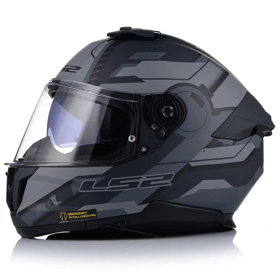 Motorradhelm | LS2 FF808 STREAM II | Integralhelm | Helm mit Sonnenblende 22.06 - Bild 4 von 4