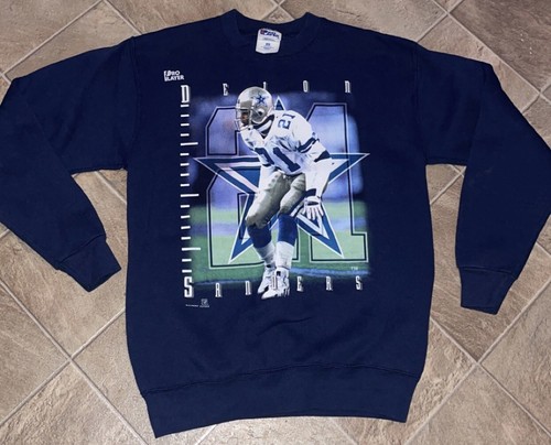 Dion Saunders Pro player Rare Vintage Sweater  - Photo 1 sur 4