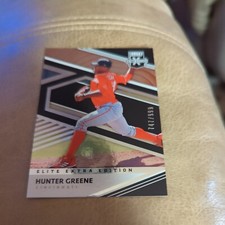 HUNTER GREENE 2020 ELITE EXTRA BASEBALL ROOKIE #107 SERIAL #'D  /999 REDS HOT!
