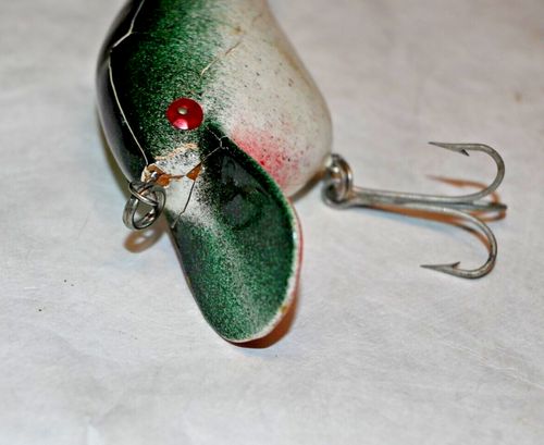 Vintage Unknown Balsa Wood Minnow - Picture 4 of 4