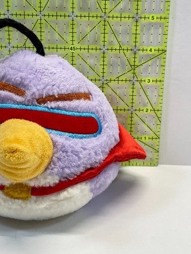 Angry Birds Space Lazer Bird Chuck Purple White Matilda Lot Plush 2010 5 Inch - Picture 6 of 9