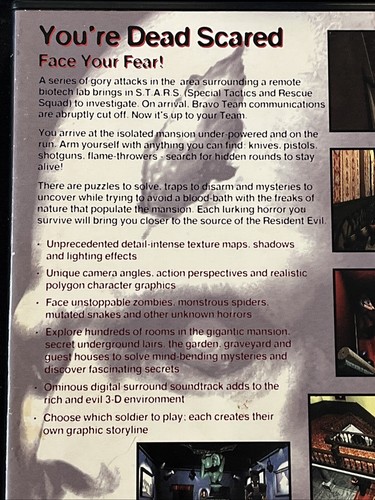 PS1 Resident Evil 1996 Long Box SIGNED James The Angry Video Game Nerd AVGN - Picture 10 of 19