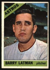 1966 Topps #451 Barry Latman VGEX Astros 574455
