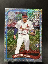 2024 Topps Series 2 Masyn Winn RC #2T89C-30 Silver Pack Mojo Refractor Cardinals