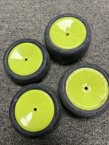 Proline Prime Slick Clay Tires 2wd Buggy Jconcepts Wheels F/R #503