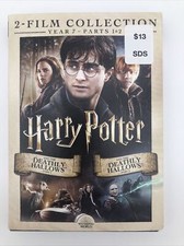 Harry Potter & The Deathly Hallows Part 1 & 2 DVD Collection w/Slipcover - NEW!