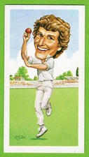1984 TEXACO TROPHY CRICKET CARD - Bob WILLIS (ENGLAND) With PRINTED SIGNATURE
