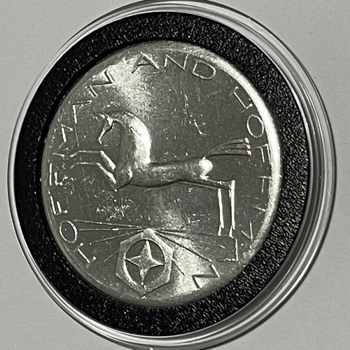 1981 Hoffman Unicorn Vintage Rare Coin 1 Troy Oz .999 Fine Silver Round Medal - Picture 11 of 13