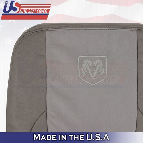 2002 2003 Fits Dodge Ram 2500 Laramie Passenger Top Leather Seat Cover Taupe - Afbeelding 3 van 6