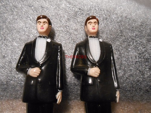 Paket Vintage Wilton Bräutigam Hochzeit Kuchen Topper Homosexuell LGBT - Bild 2 von 5