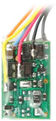 Train Control Systems TCS #1006 M1 Micro 2 Function DCC Decoder HO/N Scale