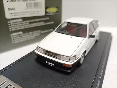 IG 1/43 Toyota Corolla Levin AE86 GT Apex White | eBay
