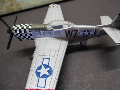 1941 Airplane Model Motor Max SKY WINGS P-51 Mustang 77000 diecast 1/100 WW11 - Picture 3 of 8