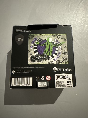 500-Piece 21" x 17" Beetlejuice Puzzle "Go Ahead! Make My Millenium" Complete - Bild 2 von 3