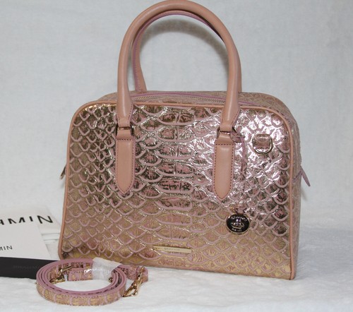 ❤️ Borsa a mano Brahmin Marissa borsa in pelle tenore rosa cashmere $385 - Foto 2 di 7