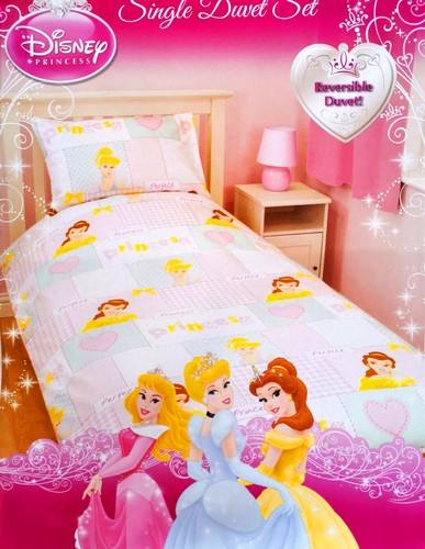 New Disney Princess Single Size Duvet/Quilt Cover Set. Official p - Picture 2 of 3