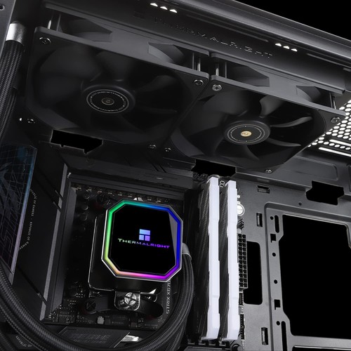 Thermalright Frozen Prism 240 Black AIO Water Cooler,Liquid CPU Cooler, 2×1 - Zdjęcie 6 z 6