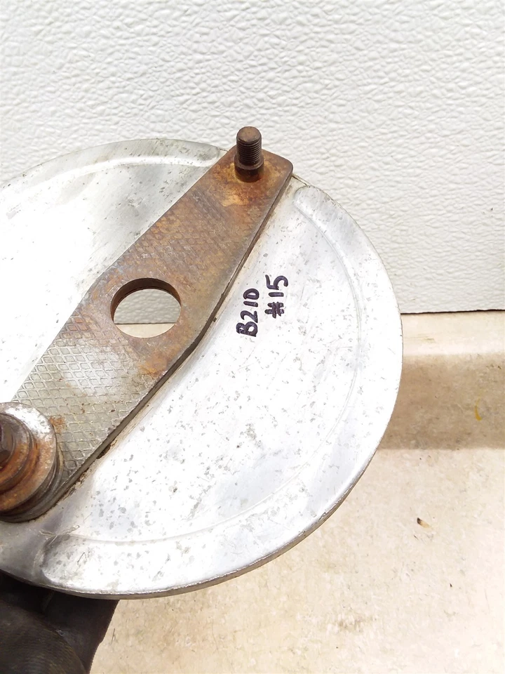 Placa de freno de rueda trasera cuadro rojo CZ CZ250 CZ400 1974 #15 ANX B210 Foto 2 de 4