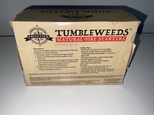 Frontier Brand Tumbleweeds, Firestarter 16 Stück, KOSTENLOSER VERSAND - Bild 5 von 6