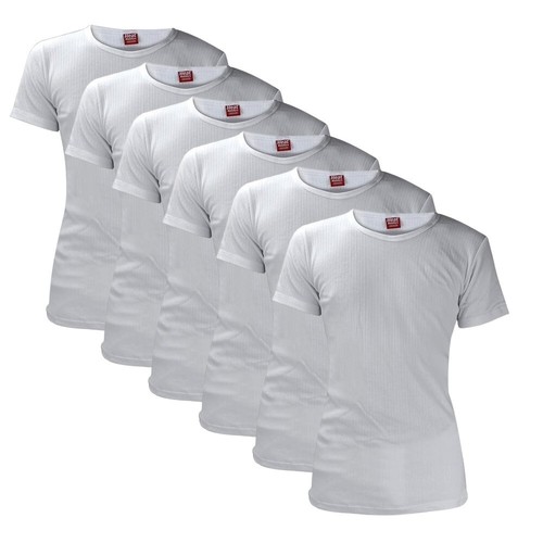 Men's Thermal T Shirts Short Sleeve Winter Warm Heat Holder Underwear Tops - Picture 5 of 24
