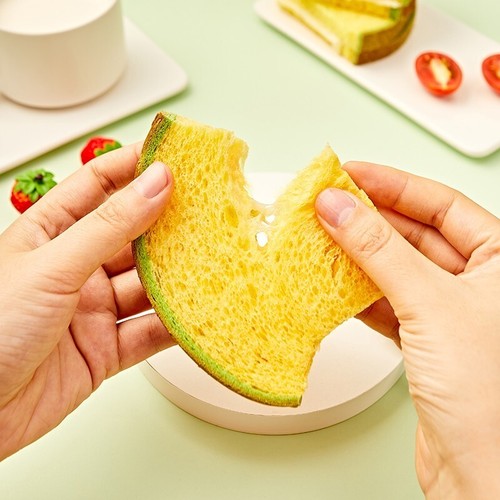 8 Pieces a1 Hami Melon Cantaloupe Shaped Colored Flavored Breads Toasts Gift - Picture 6 of 6