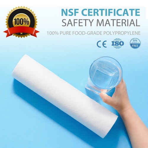 1 Pack 1 Micron 10"x2.5" Sediment Water Filter Whole House Replacement Cartridge - Picture 3 of 12