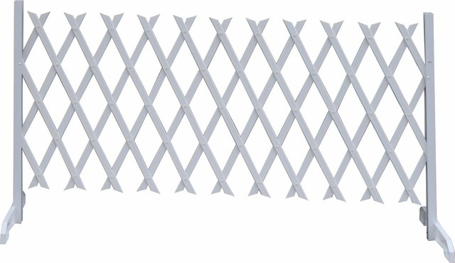 Expandable Pet Gate Indoor Outdoor Extra Wide 34 5 High Adjule Dog Barrier