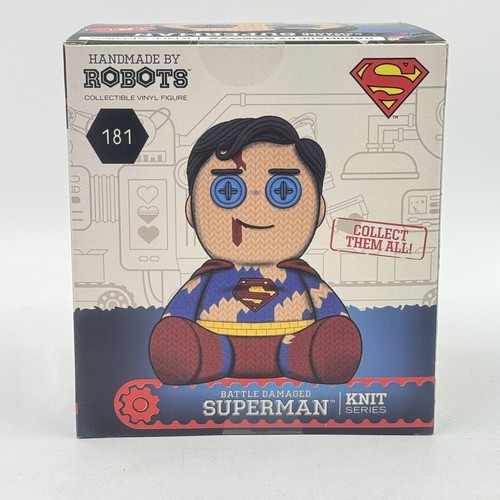 Superman Battle Damaged Handmade by Robots (Limited Edition Vinyl Figure) #181 - Picture 3 of 6