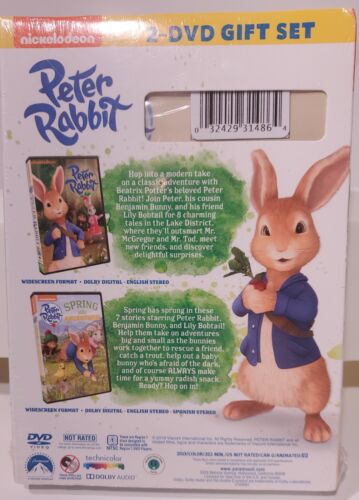Nickelodeon Peter Rabbit Springtime Collection DVD Gift Set - 2 Disc Pack - NEW - Imagen 3 de 4
