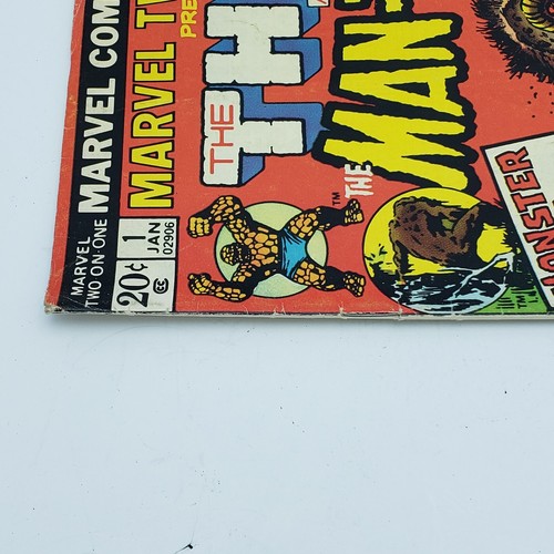 Marvel Two-In-One #1 1974 Thing Man-Thing Bronze Age Vintage - Picture 6 of 18