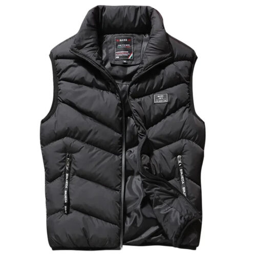 Chaleco de otoño e invierno para hombre con chaleco de algodón de plumón grueso - Picture 3 of 28
