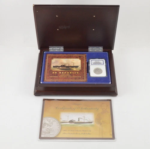 S.S. Republic - Shipwreck Effect 1861-O Seated Liberty Half Dollar - NGC *8663