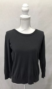 Women-039-s-Talbots-Long-Sleeve-Dark-Grey-winter-top-Size-XP-Petite