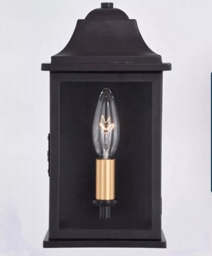 Vaxcel T0564 Bristol 1 Light 11 inch Oil Burnished Bronze and Light Gold Outdoor - Picture 5 of 5