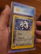(POP 2) CGC 10 PRISTINE Pokemon Aron Ex Ruby and Sapphire 25/109 Card