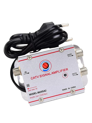 CATV TV Antenna Signal Amplifier Booster Splitter For Digital TV Input 2-OutpgW - Picture 11 of 12