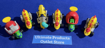 Bug Vehicles Kinder Egg Toy Surprise Original German 1990's Lot of 6 Ferrero 