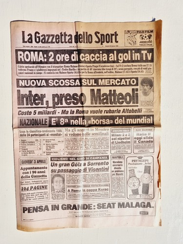 Gazetta Dello Sport - 6 Mars 1979 - Rocky Mattioli, Enzo Ferrari, Perugia-Milan