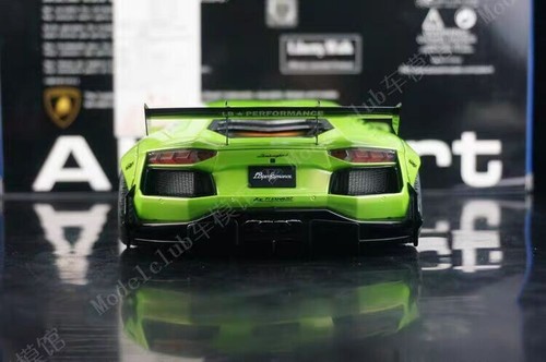 Autoart 1:18 Lamborghini LP700 LB Wide Body Green ABS Car Model - Picture 15 of 16