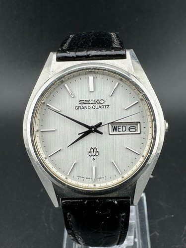 Seiko Grand Quartz Herren Day Date Eng/Kanji Quartz Uhr 36mm 9943-8010 von 1978