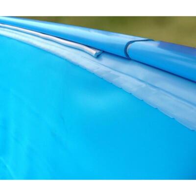Gre Poolfolie Innenhülle ovale Stahlwandpools blau 75/100 - 500 x 300 x 150 cm