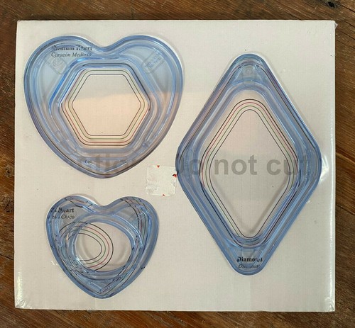 NEW NIP 3 Creative Memories Cutting System Gemstone, Oval & Circle Patterns - Picture 5 of 8