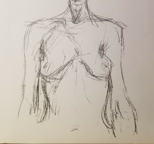 Alberto Giacometti "Female Study" 1961 Original Lithograph Portrait Modern Art - Picture 3 of 3