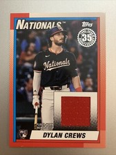 2025 Topps Series 2 - Dylan Crews Relic Card #90R2-DC