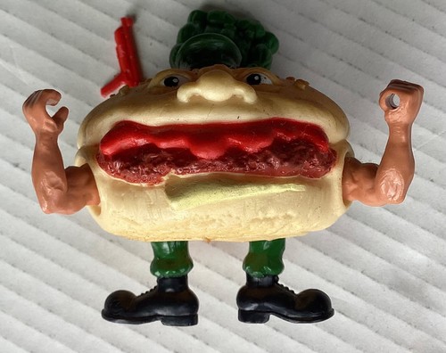 Burgerdier General Food Fighters komplette Figur Vintage Mattel 1988 - Bild 9 von 11