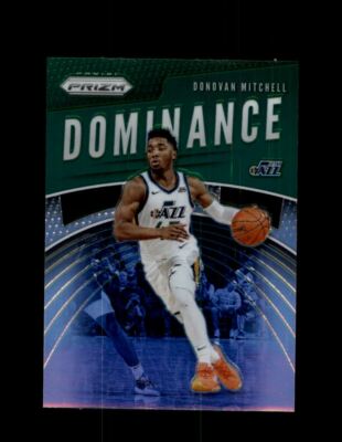 2019 DONOVAN MITCHELL PRIZM #9 DOMINANCE GREEN JAZZ *3972 | eBay