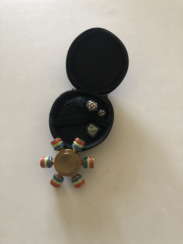 Nice Premium Brass Fidget Spinner With Case - Picture 3 of 4