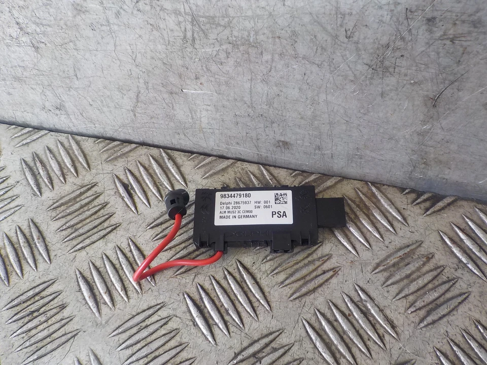 VAUXHALL CORSA F ANTI THEFT ALARM MODULE ECU 2019-2022 9834479180 — 第 2/4 张图片