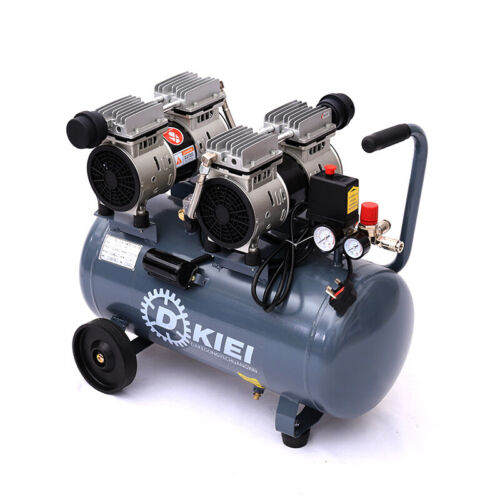 Wheels Compressor Oilless Silent Air Compressor 50 L 3.5HP Portable Direct Drive - Picture 4 of 9